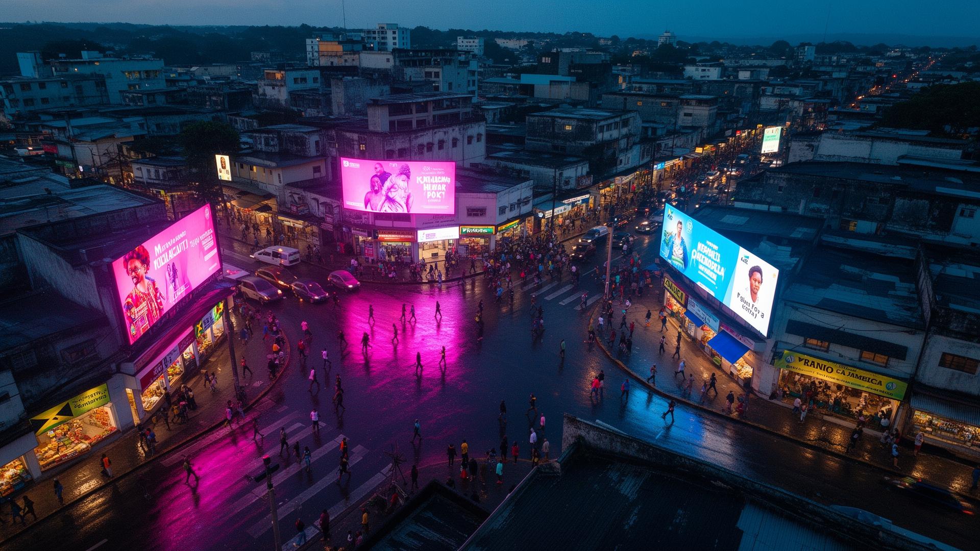 Street activation with mobile DOOH